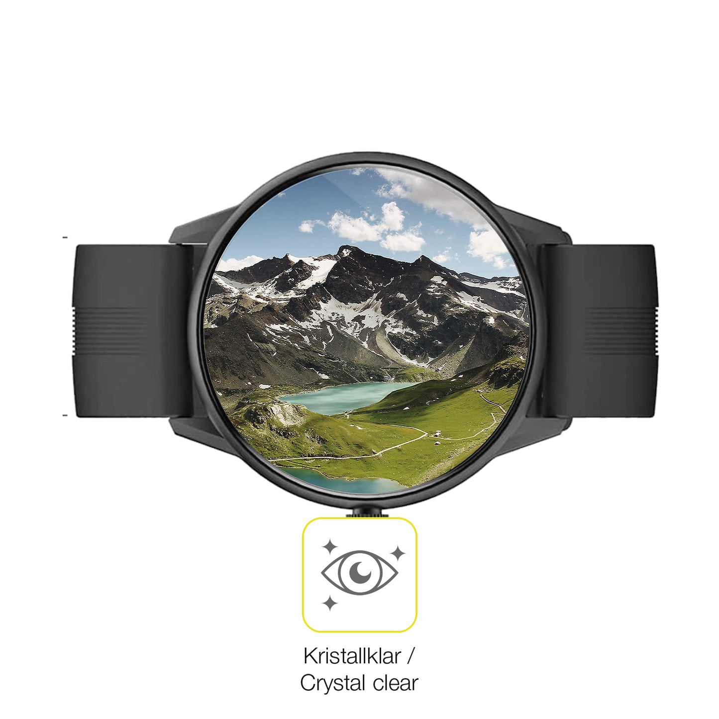 Dünne und klare Folie passend zugeschnitten für Lytimes 1,3 Zoll Smartwatch
