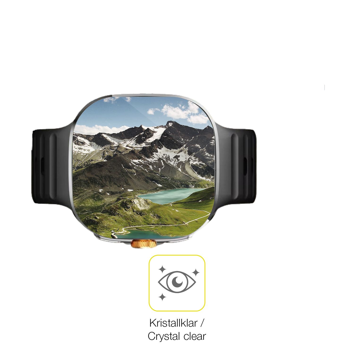 Dünne und klare Folie passend zugeschnitten für M99 2.4 Zoll Smartwatch
