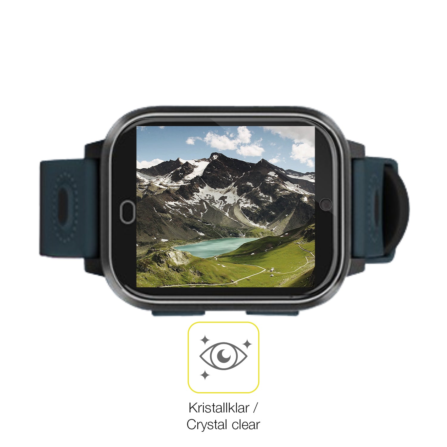 Dünne und klare Folie passend zugeschnitten für Noctiluxia K18FH Kinder Smartwatch