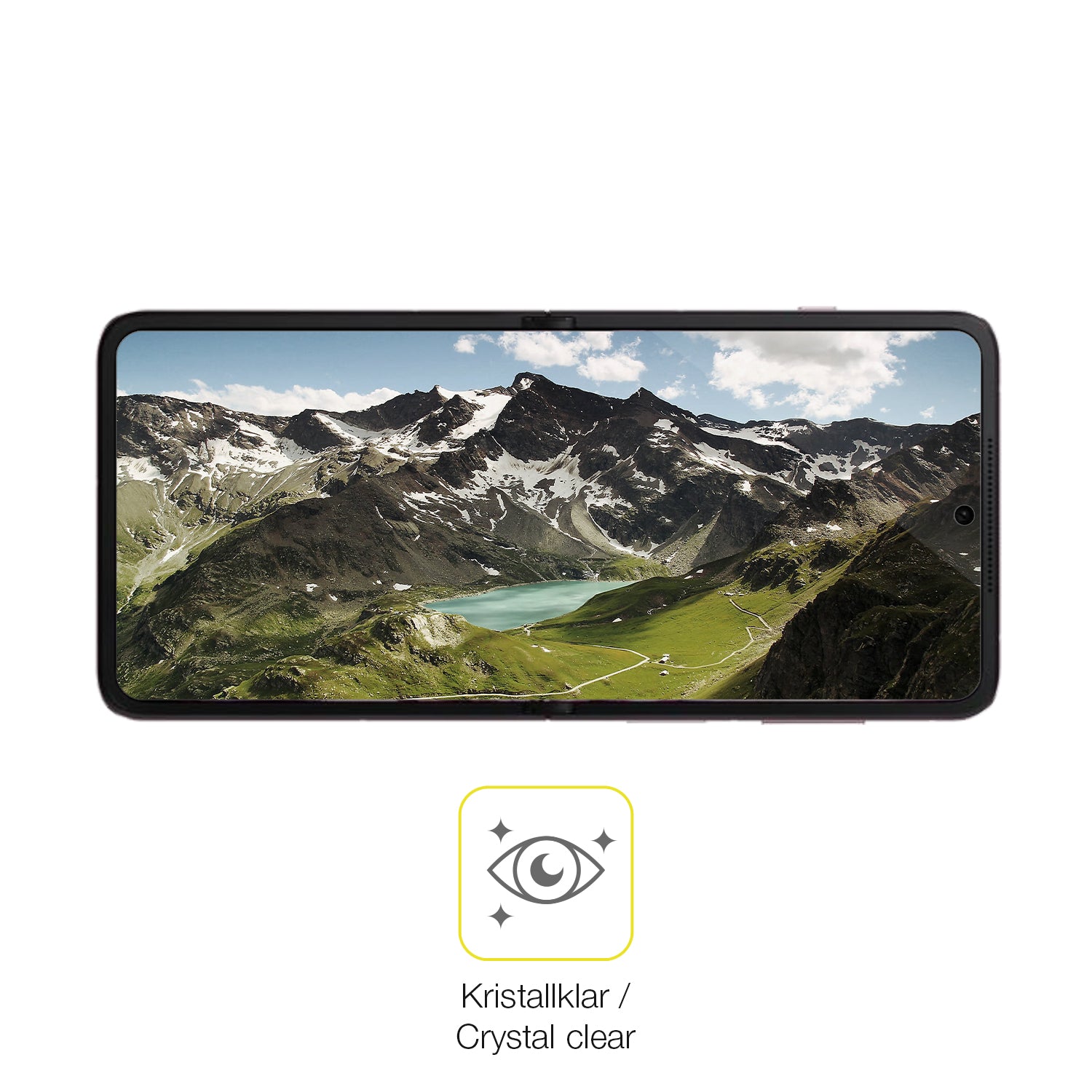 Dünne und klare Folie passend zugeschnitten für Oppo Find N3 Flip Innenseite
