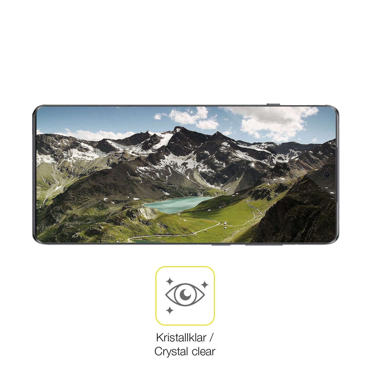 Dünne und klare Folie passend zugeschnitten für Oppo Find X7