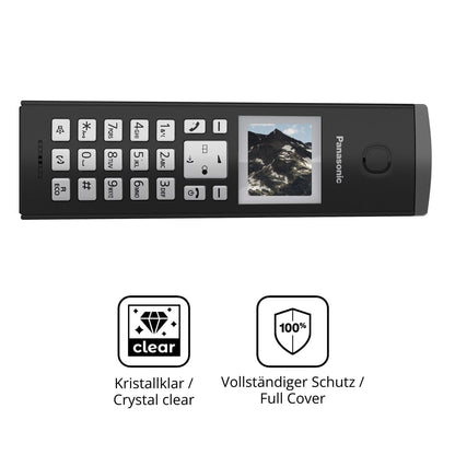 Dünne und klare Folie passend zugeschnitten für Panasonic KX-TGK220