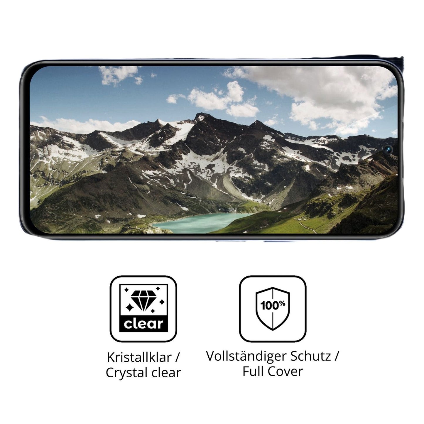 Dünne und klare Folie passend zugeschnitten für Realme 15x