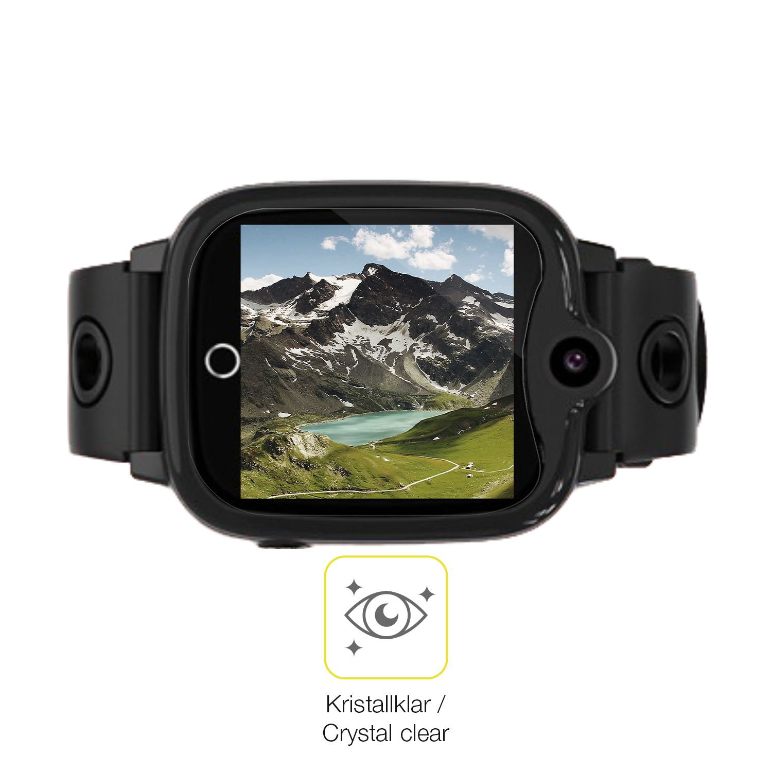 Dünne und klare Folie passend zugeschnitten für Ruopoem 4G Kinder Smartwatch