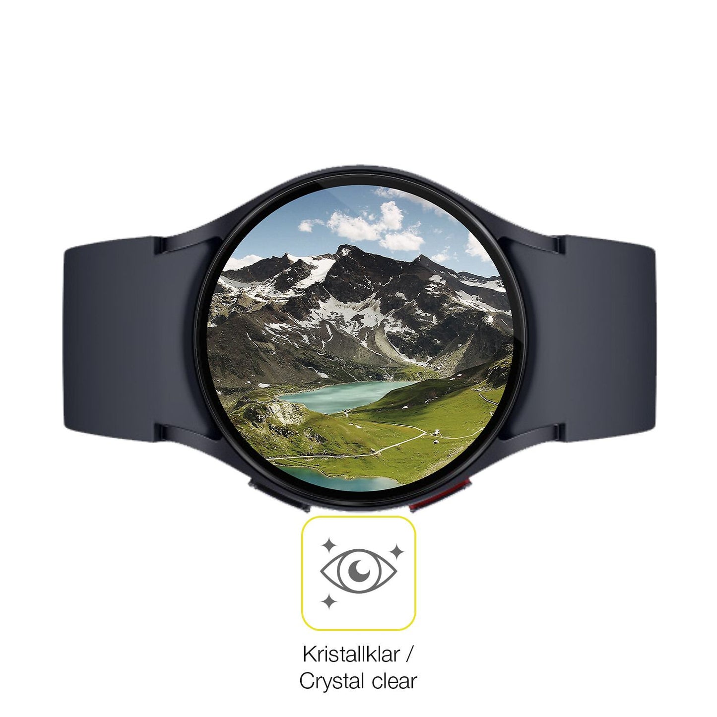Dünne und klare Folie passend zugeschnitten für Samsung Galaxy Watch 6 40mm