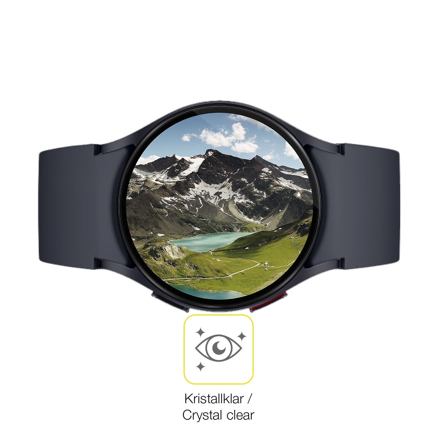 Dünne und klare Folie passend zugeschnitten für Samsung Galaxy Watch 6 40mm