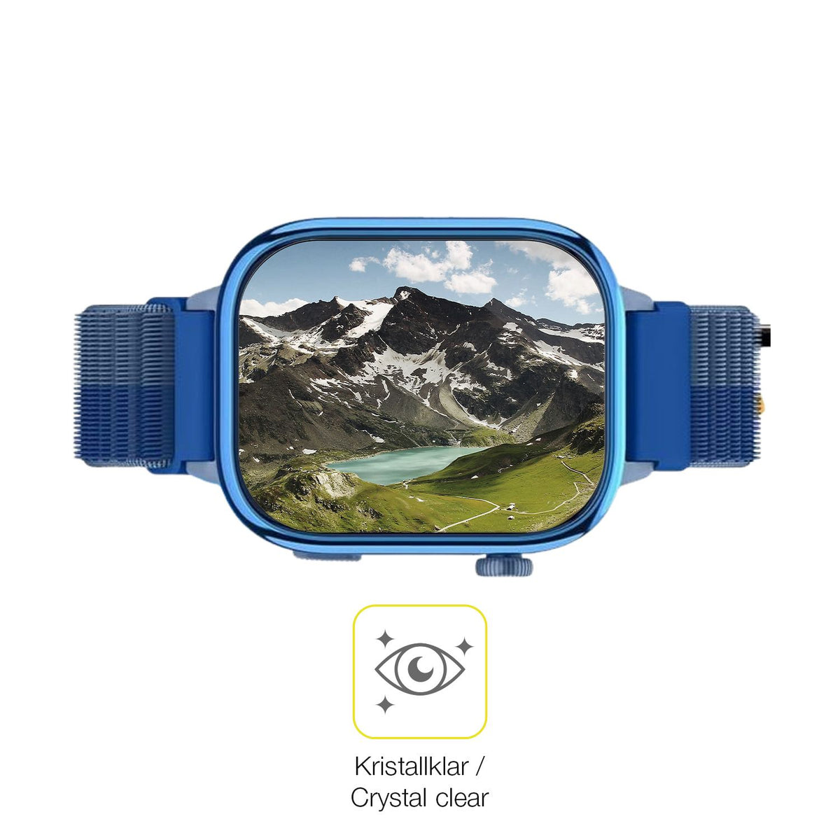 Dünne und klare Folie passend zugeschnitten für Sanorum T40 4G Smartwatch