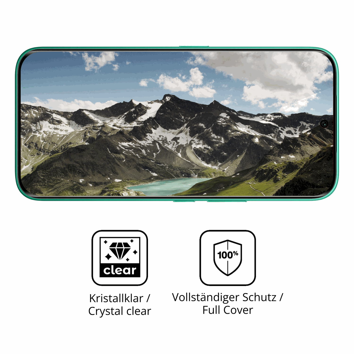 Dünne und klare Folie passend zugeschnitten für Tecno Camon 50 Pro