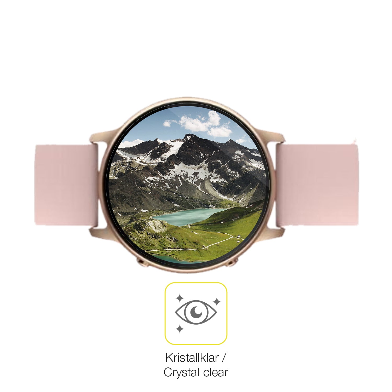 Dünne und klare Folie passend zugeschnitten für Tuyoma Smartwatch LW36