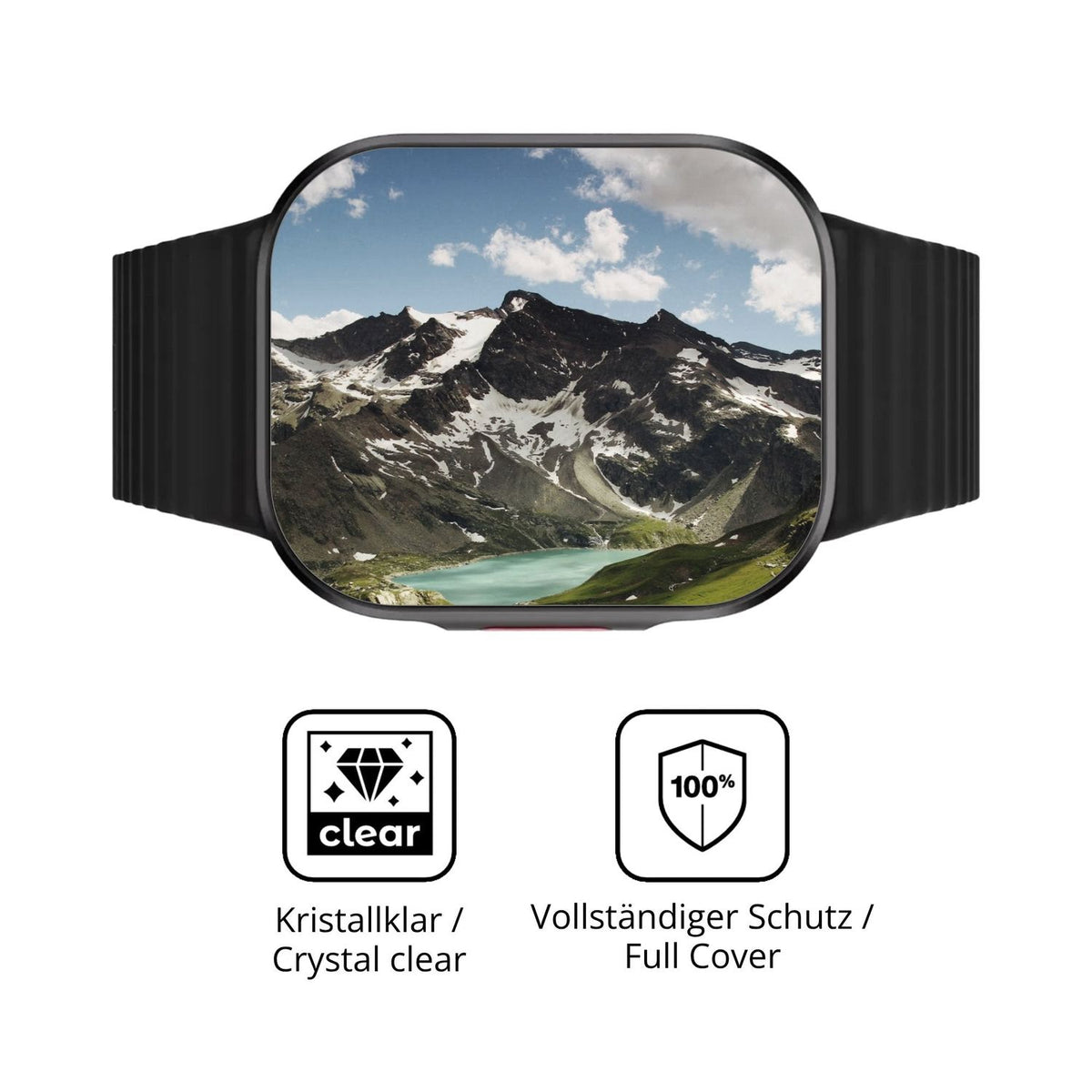 2x Screen Protector for Xiaomi Redmi Watch 6 Lite Protective Film covers 100% dipos Flex