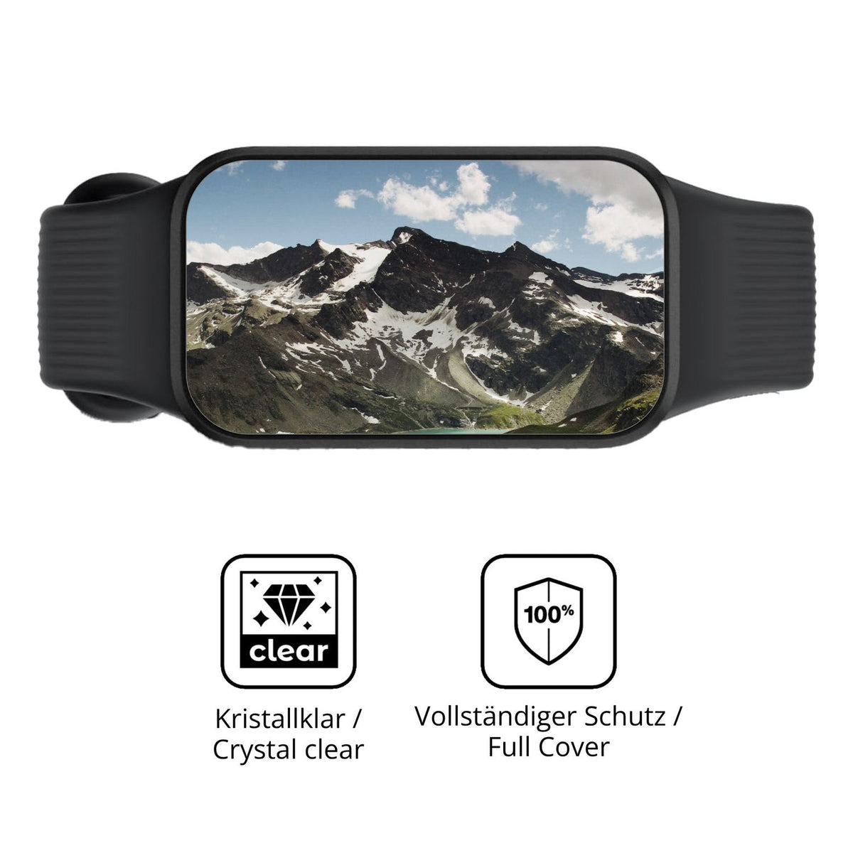 2x Screen Protector for Xiaomi Smart Band 11 Active Protective Film covers 100% dipos Flex