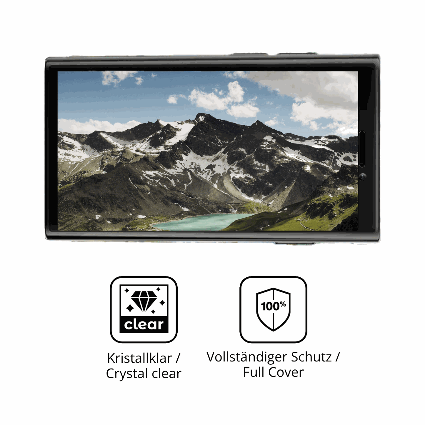 Dünne und klare Folie passend zugeschnitten für ZOKOE XS-24-Pro