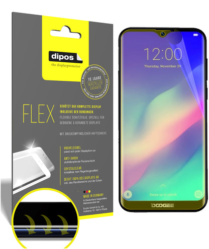 Klare Displayschutzfolie von dipos passend für Archos Oxygen 57, 100% Displayabdeckung und blasenfreie Montage