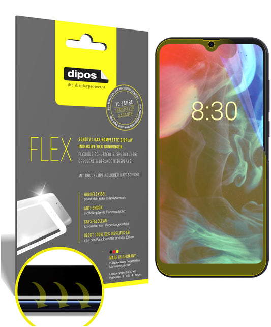 Klare Displayschutzfolie von dipos passend für Archos Oxygen 63, 100% Displayabdeckung und blasenfreie Montage