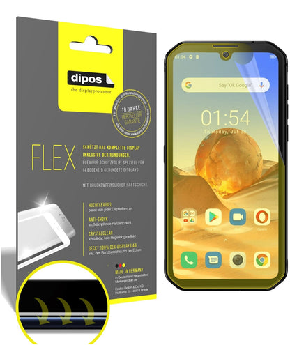 Klare Displayschutzfolie von dipos passend für Blackview BV9900E, 100% Displayabdeckung und blasenfreie Montage