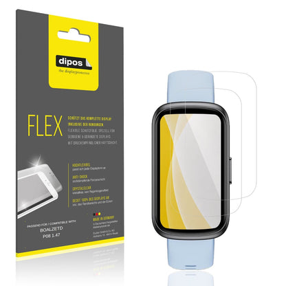 Klare Displayschutzfolie von dipos passend für BOALZETD P08 1.47, 100% Displayabdeckung und blasenfreie Montage