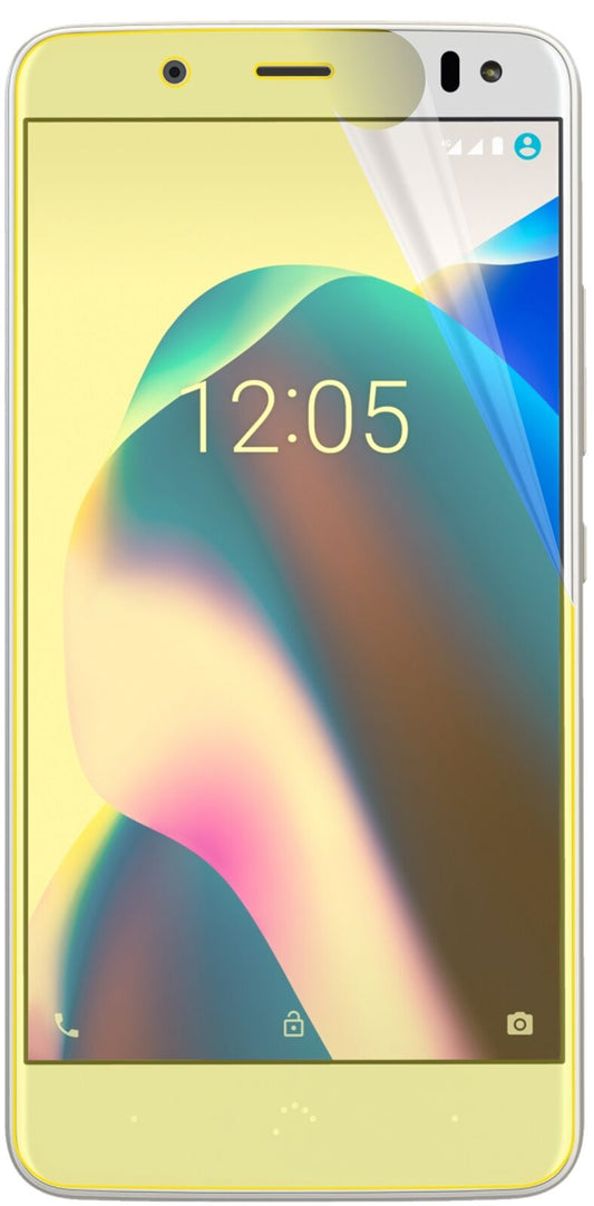 Klare Displayschutzfolie von dipos passend für BQ Aquaris U2, 100% Displayabdeckung und blasenfreie Montage