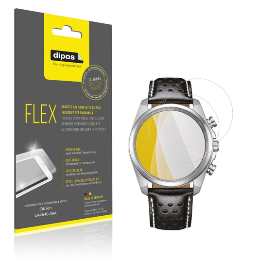 Klare Displayschutzfolie von dipos passend für Citizen CA4640-09A, 100% Displayabdeckung und blasenfreie Montage