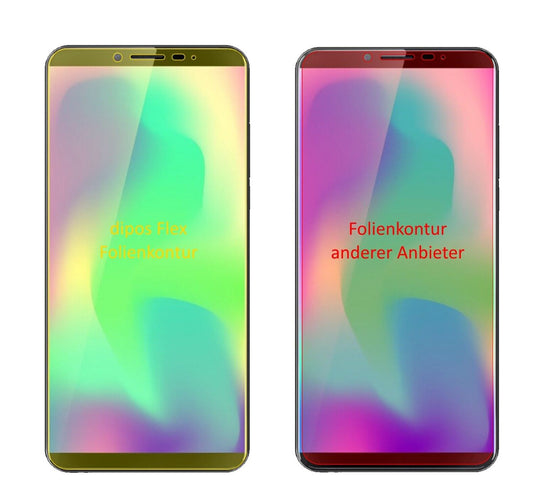 Klare Displayschutzfolie von dipos passend für Cubot X19, 100% Displayabdeckung und blasenfreie Montage