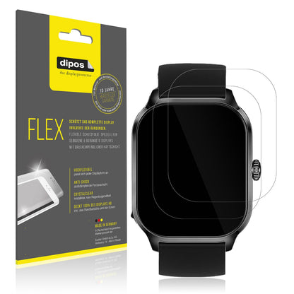 Klare Displayschutzfolie von dipos passend für Ddidibi P1141 1.85 Zoll, 100% Displayabdeckung und blasenfreie Montage