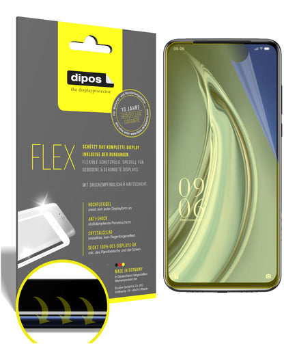Klare Displayschutzfolie von dipos passend für Elephone PX Pro, 100% Displayabdeckung und blasenfreie Montage