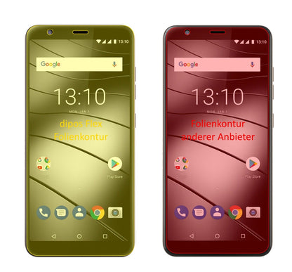 Klare Displayschutzfolie von dipos passend für Gigaset GS280, 100% Displayabdeckung und blasenfreie Montage