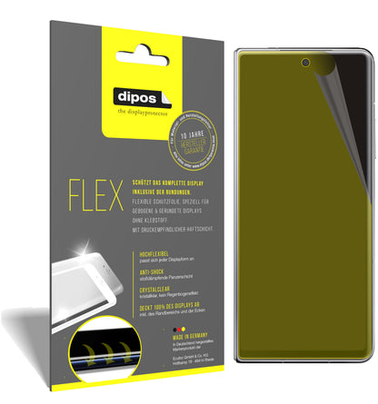 Klare Displayschutzfolie von dipos passend für Honor Magic V Rückseite, 100% Displayabdeckung und blasenfreie Montage