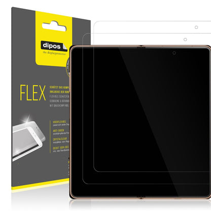 Klare Displayschutzfolie von dipos passend für Honor Magic V3 (Innenseite), 100% Displayabdeckung und blasenfreie Montage