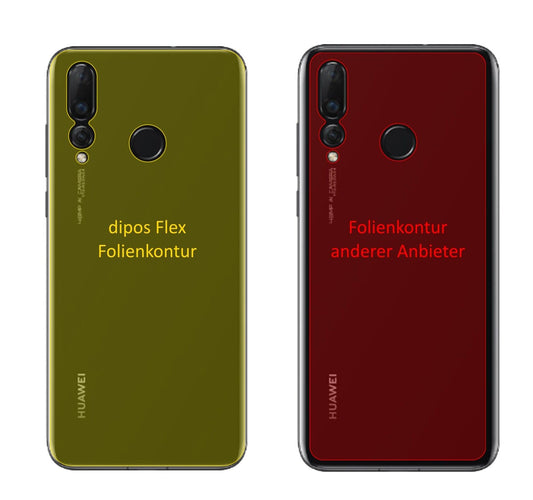 Klare Displayschutzfolie von dipos passend für Huawei Nova 4 Rückseite, 100% Displayabdeckung und blasenfreie Montage