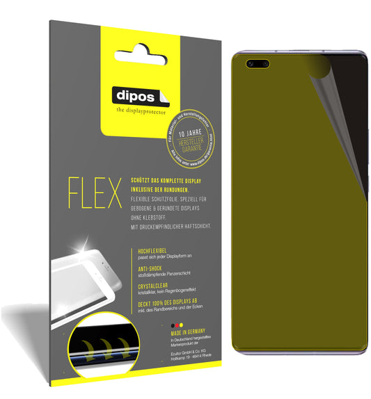 Klare Displayschutzfolie von dipos passend für Huawei Nova 9 Pro, 100% Displayabdeckung und blasenfreie Montage