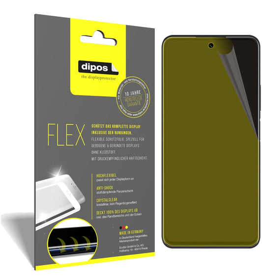 Klare Displayschutzfolie von dipos passend für Huawei P Smart (2021), 100% Displayabdeckung und blasenfreie Montage