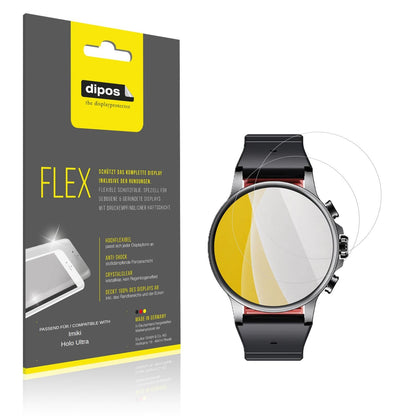 Klare Displayschutzfolie von dipos passend für Imiki Holo Ultra, 100% Displayabdeckung und blasenfreie Montage