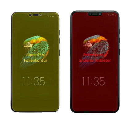 Klare Displayschutzfolie von dipos passend für Lenovo S5 Pro GT, 100% Displayabdeckung und blasenfreie Montage