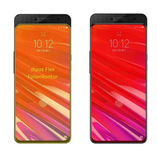 Klare Displayschutzfolie von dipos passend für Lenovo Z5 Pro GT, 100% Displayabdeckung und blasenfreie Montage