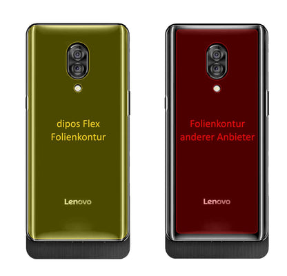 Klare Displayschutzfolie von dipos passend für Lenovo Z5 Pro GT Rückseite, 100% Displayabdeckung und blasenfreie Montage