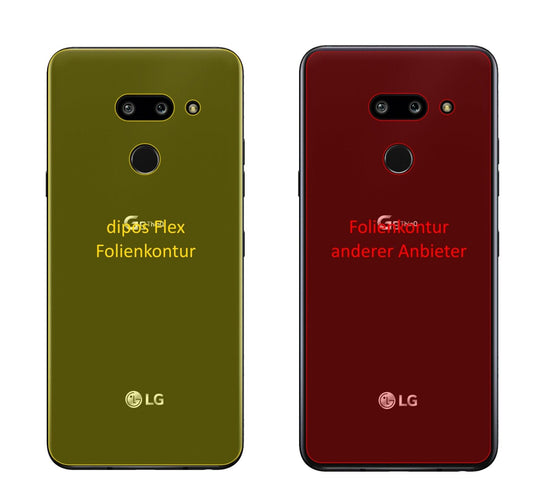 Klare Displayschutzfolie von dipos passend für LG G8 ThinQ Rückseite, 100% Displayabdeckung und blasenfreie Montage