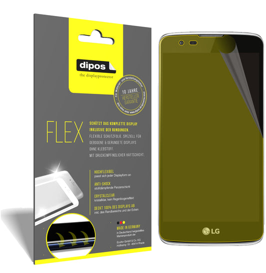 Klare Displayschutzfolie von dipos passend für LG Phoenix 2, 100% Displayabdeckung und blasenfreie Montage