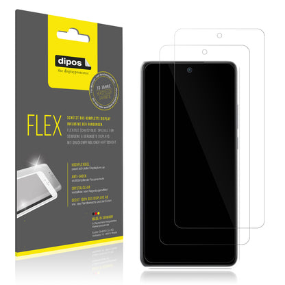 Klare Displayschutzfolie von dipos passend für OnePlus Nord CE4 Lite, 100% Displayabdeckung und blasenfreie Montage