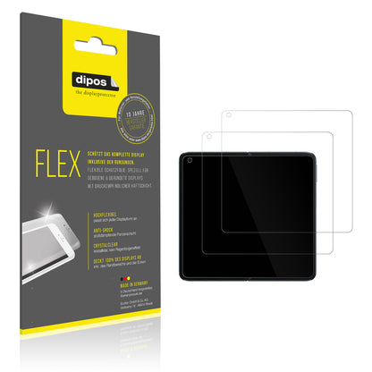 Klare Displayschutzfolie von dipos passend für Oppo Find N3 Innenseite, 100% Displayabdeckung und blasenfreie Montage