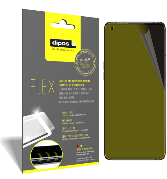 Klare Displayschutzfolie von dipos passend für Oppo Find X3 Pro, 100% Displayabdeckung und blasenfreie Montage
