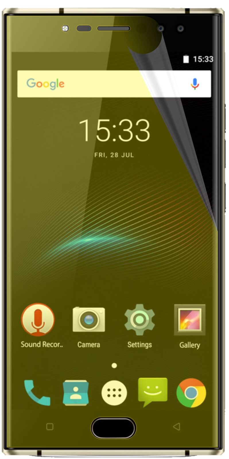 Klare Displayschutzfolie von dipos passend für Oukitel K3, 100% Displayabdeckung und blasenfreie Montage