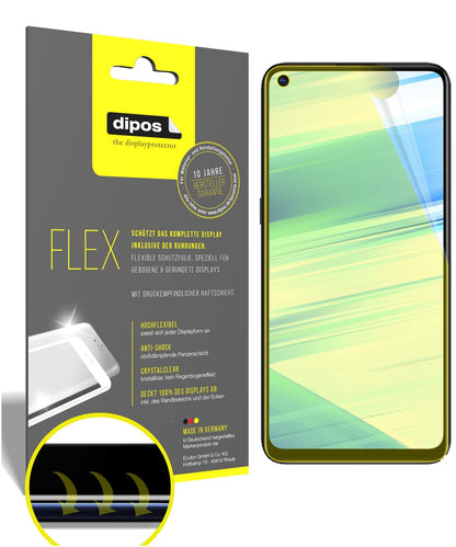 Klare Displayschutzfolie von dipos passend für Samsung Galaxy M40, 100% Displayabdeckung und blasenfreie Montage