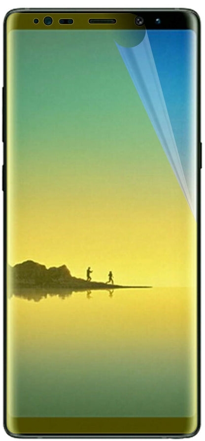 Klare Displayschutzfolie von dipos passend für Samsung Galaxy Note 8, 100% Displayabdeckung und blasenfreie Montage