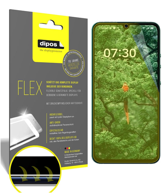 Klare Displayschutzfolie von dipos passend für Smartisan Nut Pro 3, 100% Displayabdeckung und blasenfreie Montage