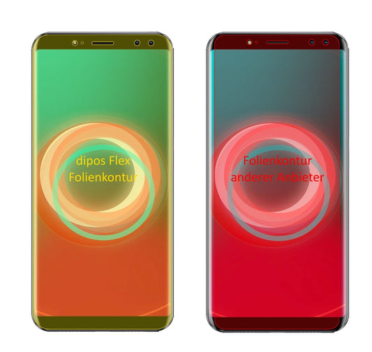 Klare Displayschutzfolie von dipos passend für Ulefone Power 3S, 100% Displayabdeckung und blasenfreie Montage