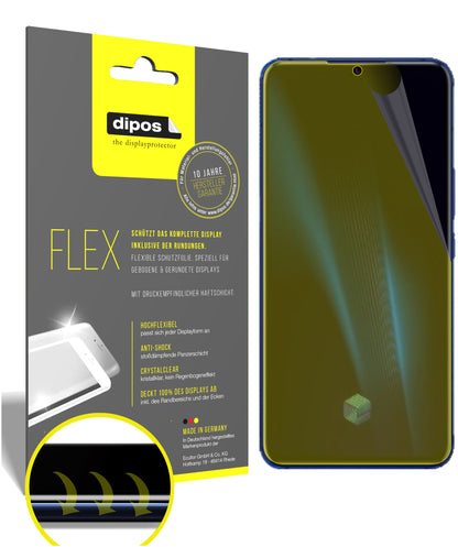 Klare Displayschutzfolie von dipos passend für Vivo IQOO Pro, 100% Displayabdeckung und blasenfreie Montage