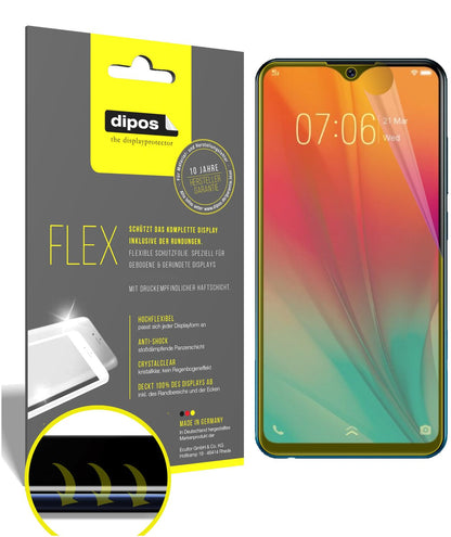 Klare Displayschutzfolie von dipos passend für Vivo Y91C (2020), 100% Displayabdeckung und blasenfreie Montage