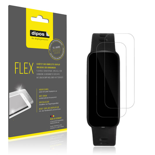 Klare Displayschutzfolie von dipos passend für VivoWatch 6 Aero (HC-C06), 100% Displayabdeckung und blasenfreie Montage