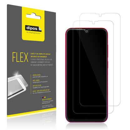 Klare Displayschutzfolie von dipos passend für Walton Primo N5, 100% Displayabdeckung und blasenfreie Montage