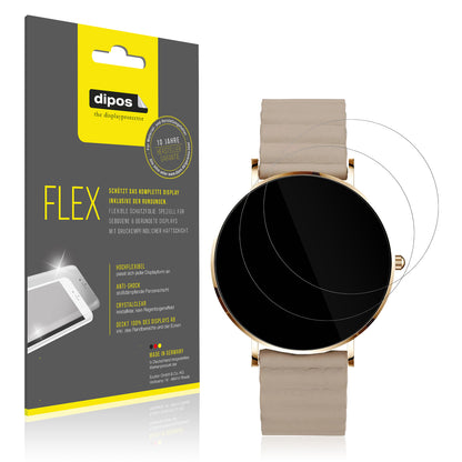 Klare Displayschutzfolie von dipos passend für XCOAST SIONA2, 100% Displayabdeckung und blasenfreie Montage